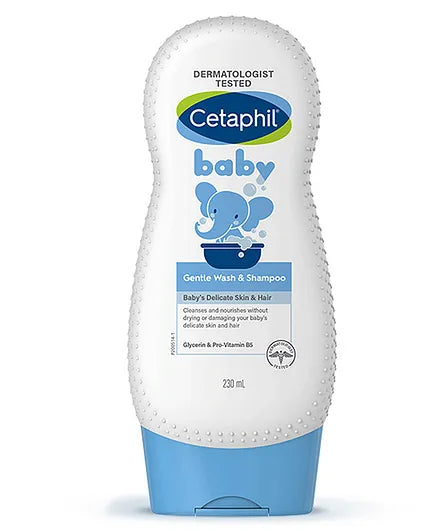 Cetaphil Baby Gentle Wash & Shampoo - 230 ml (Pack of 2)