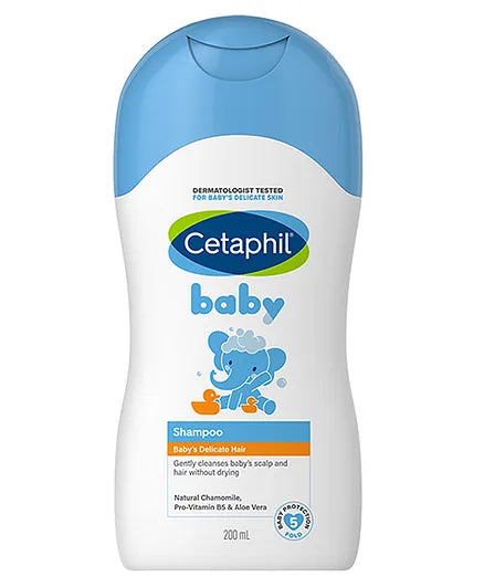 Cetaphil Baby Shampoo With Natural Chamomile - 200 ml ( Pack of 2 )
