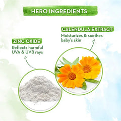 Mamaearth Baby Rich Moisturizing Ultra Light Sunscreen Water Resistant  Lightweight & Moisturizing with SPF 50 & PA - 50 g