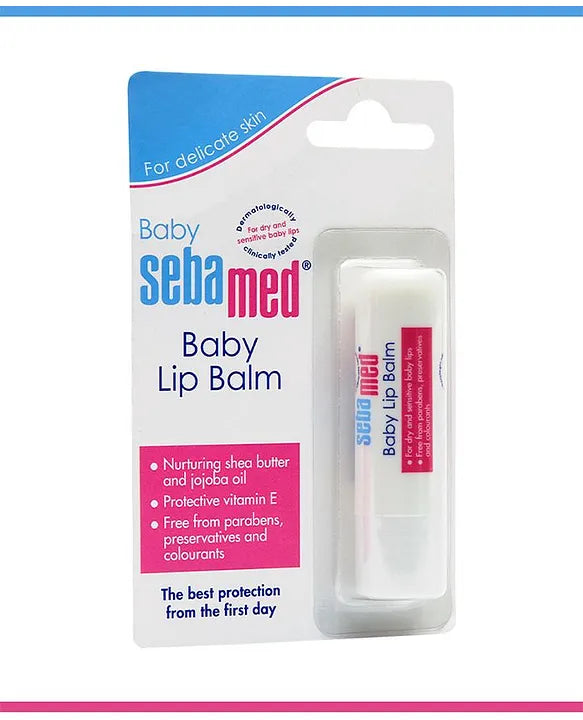 Sebamed Baby  Lip Balm|Soft Baby Lips|With Shea butter, Jojoba Oil & Beeswax|4.8 gm