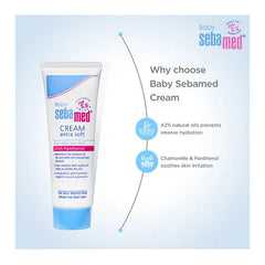 Sebamed Baby  Cream Extra Soft|pH 5.5|Ideal for Dry Skin|50 ml