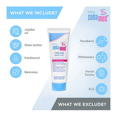 Sebamed Baby  Cream Extra Soft|pH 5.5|Ideal for Dry Skin|50 ml
