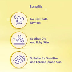 Himalaya Babycare Ghee Himalaya Head To Toe Baby Wash With Pure Cow Ghee 100 ml|pH5.5|For Sensitive Baby Skin from Day 1|Soap Free|No Tears|Newborn Safe|No Parabens|No Sulfates|Dermatologically Tested|Aloe Vera