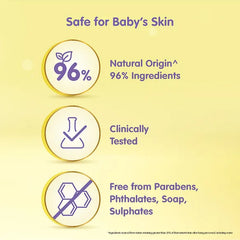 Himalaya Babycare Ghee Himalaya Head To Toe Baby Wash With Pure Cow Ghee 100 ml|pH5.5|For Sensitive Baby Skin from Day 1|Soap Free|No Tears|Newborn Safe|No Parabens|No Sulfates|Dermatologically Tested|Aloe Vera