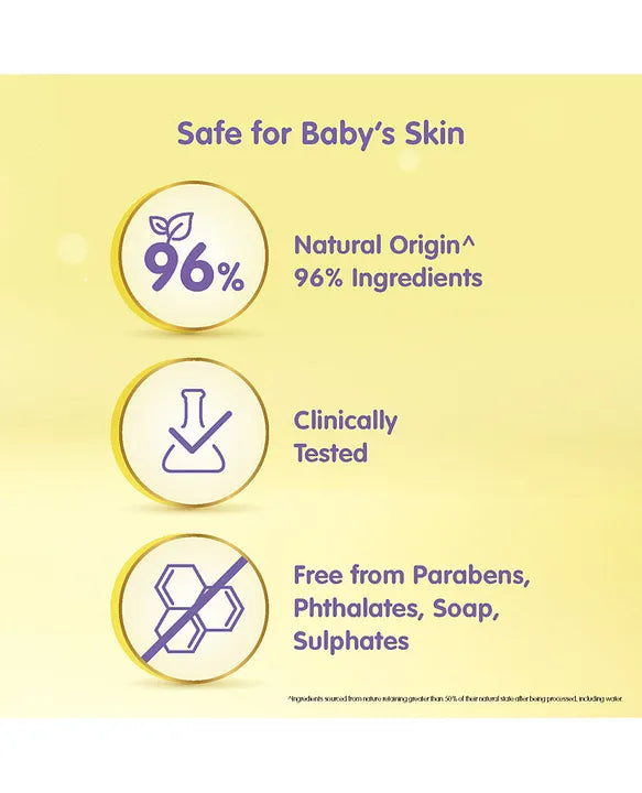Himalaya Babycare Ghee Himalaya Head To Toe Baby Wash With Pure Cow Ghee 100 ml|pH5.5|For Sensitive Baby Skin from Day 1|Soap Free|No Tears|Newborn Safe|No Parabens|No Sulfates|Dermatologically Tested|Aloe Vera