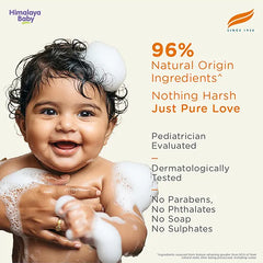Himalaya Babycare Ghee Himalaya Head To Toe Baby Wash With Pure Cow Ghee 400 ml |pH5.5|For Sensitive Baby Skin from Day 1|Soap Free|No Tears|Newborn Safe|No Parabens|No Sulfates|Dermatologically Tested|Aloe Vera