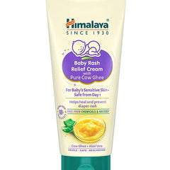 Himalaya Baby Rash Relief Cream With Pure Cow Ghee - 50 g & Himalaya Head to Toe Baby Wash with Pure Cow Ghee - 400 ml