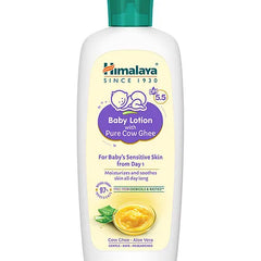 Himalaya Head to Toe Baby Wash With Pure Cow Ghee - 100 ml & Himalaya Babycare  Baby Lotion With Pure Cow Ghee - 100 ml