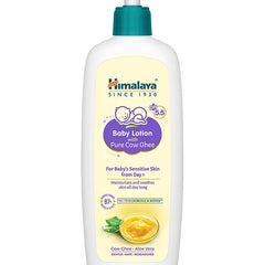 Himalaya Babycare Ghee Himalaya Baby Lotion with Pure Cow Ghee 400ml|pH 5.5|For Sensitive Baby Skin from Day 1|Upto 24-hr Moisture|Dermatologically Tested|Safe for Newborns|Aloe Vera