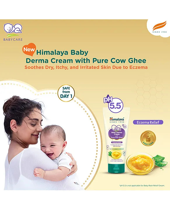 Himalaya Babycare Ghee Himalaya Babycare Baby Derma Cream (Eczema cream) with Pure Cow Ghee - 50ml