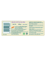 Himalaya Babycare Ghee Himalaya Baby Bar with Pure Cow Ghee 125g |ph 5.5|For baby's Sensitive skin from Day 1|Soap-free|Dermatologically Tested |Safe for newborns|Aloe vera