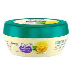 Himalaya Babycare Baby Cream With Pure Cow Ghee - 50 ml & Himalaya Head to Toe Baby Wash with Pure Cow Ghee - 400 ml