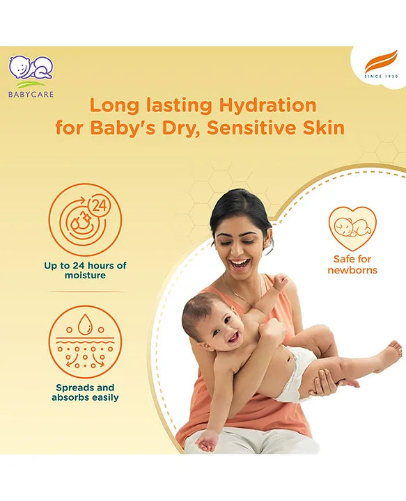 Himalaya Babycare Ghee Himalaya Baby Cream with Pure Cow Ghee 200 ml|pH 5.5|For Sensitive Baby Skin from Day 1|Upto 24-hr Moisture|Dermatologically Tested|Safe for Newborns|Aloe Vera