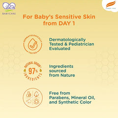 Himalaya Babycare Ghee Himalaya Baby Cream with Pure Cow Ghee 200 ml|pH 5.5|For Sensitive Baby Skin from Day 1|Upto 24-hr Moisture|Dermatologically Tested|Safe for Newborns|Aloe Vera