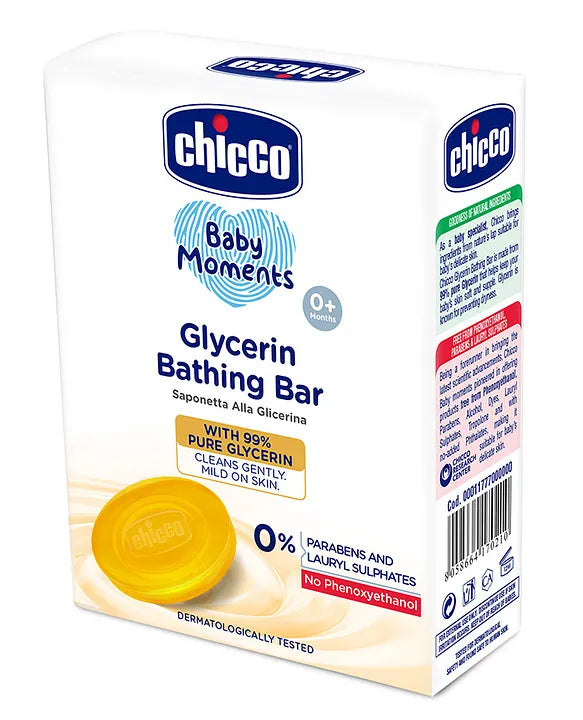 Chicco Baby Moments Glycerin Bathing Bar - 75 g