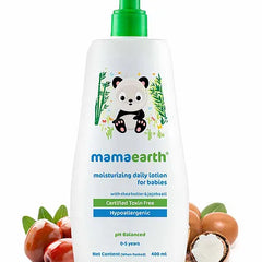 Mamaearth Baby Moisturising Lotion, Deeply Nourishing Body Wash & Gentle Cleansing Shampoo - 400 ml each