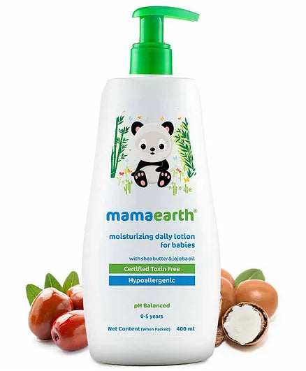Mamaearth Baby Moisturising Lotion, Deeply Nourishing Body Wash & Gentle Cleansing Shampoo - 400 ml each