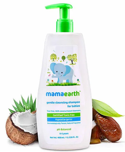 Mamaearth Baby Moisturising Lotion, Deeply Nourishing Body Wash & Gentle Cleansing Shampoo - 400 ml each