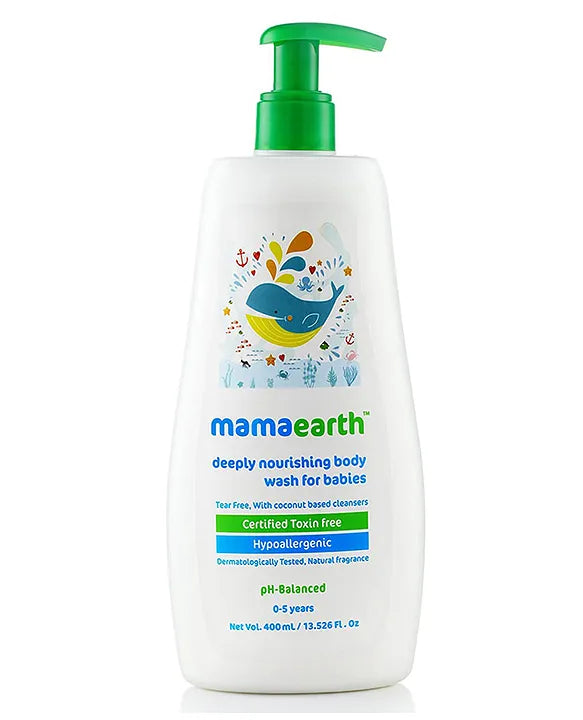 Mamaearth Baby mamaearth Deeply Nourishing Body Wash For Babies - 400 ml