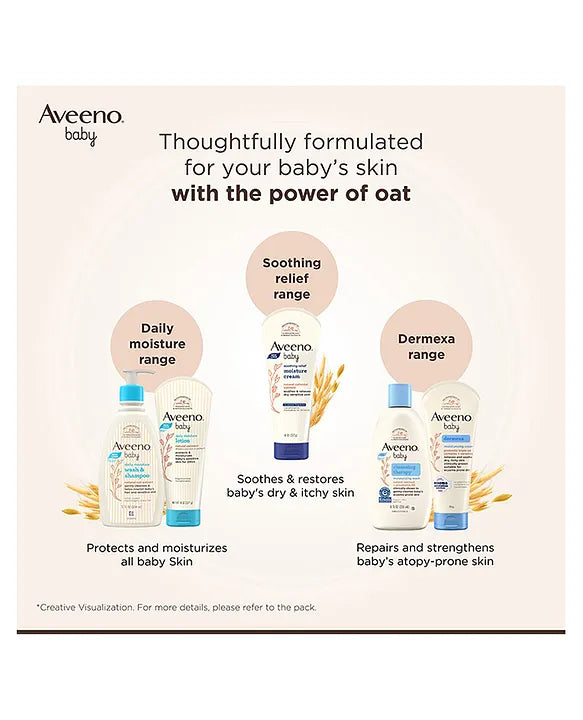 Aveeno Baby Daily Moisture Lotion with Oat Flour & Glycerine - 100 g