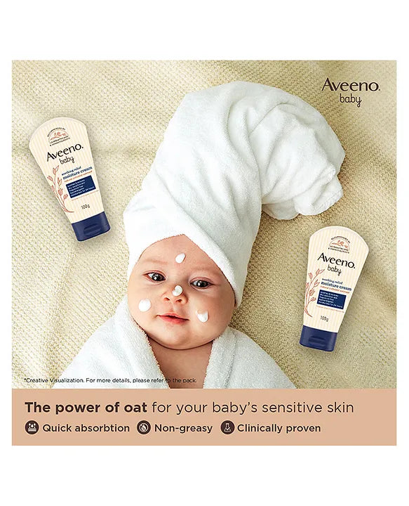 Aveeno Baby Moisture Cream Soothing Relief - 100 g