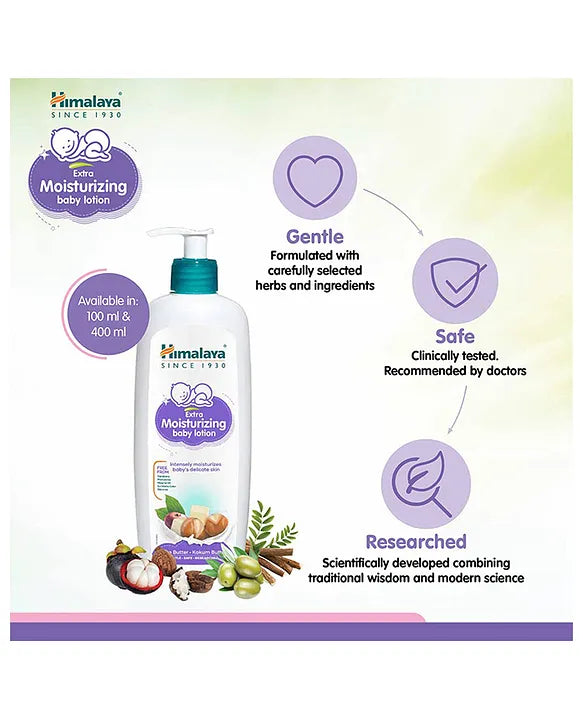 Himalaya Babycare Himalaya Extra Moisturizing Baby Lotion - 400 ml
