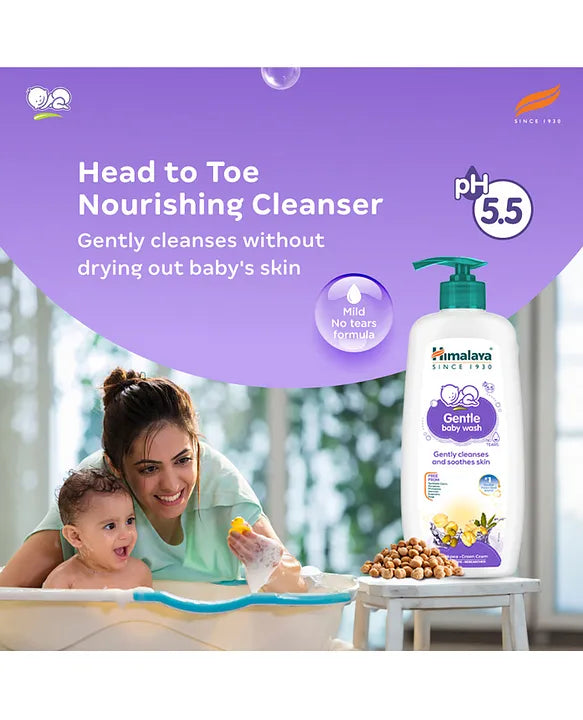 Himalaya Babycare Himalaya Herbal Gentle Baby Wash - 600 ml