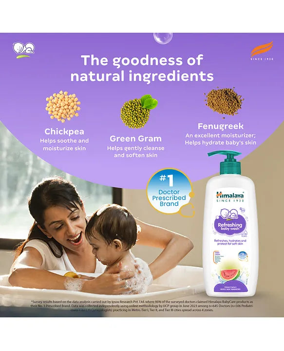 Himalaya Babycare Himalaya Herbal Gentle Baby Wash - 600 ml