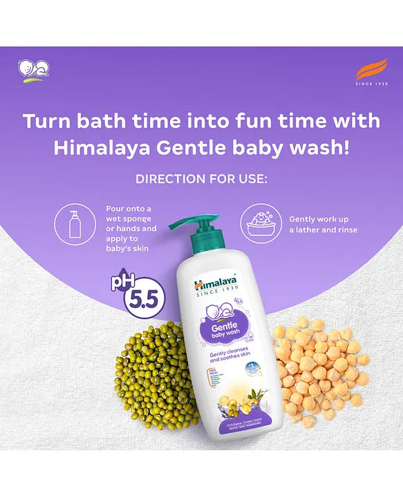 Himalaya Babycare Himalaya Herbal Gentle Baby Wash - 600 ml