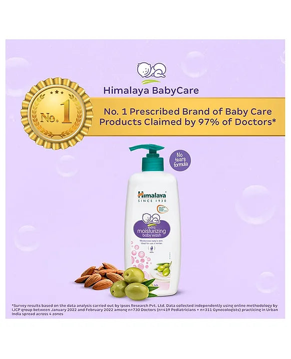 Himalaya Babycare Extra Moisturizing Baby Wash -  600 ml