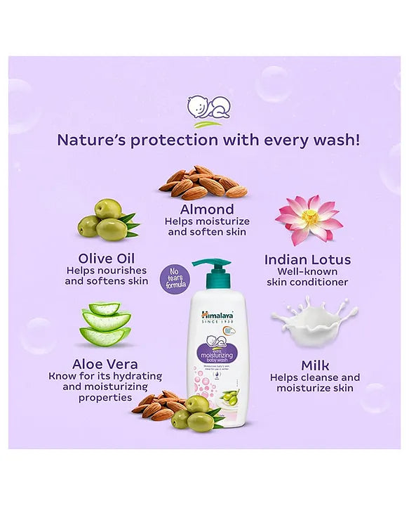 Himalaya Babycare Extra Moisturizing Baby Wash -  600 ml