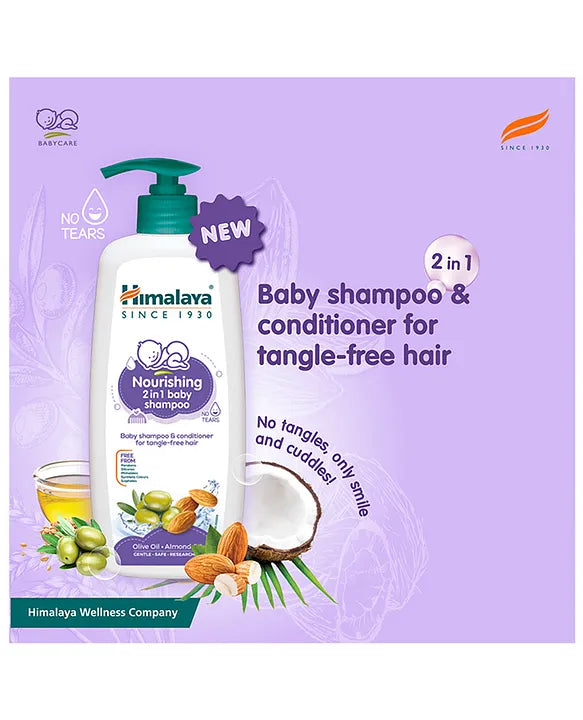 Himalaya Babycare Nourishing 2 in 1 Baby Shampoo - 400 ml