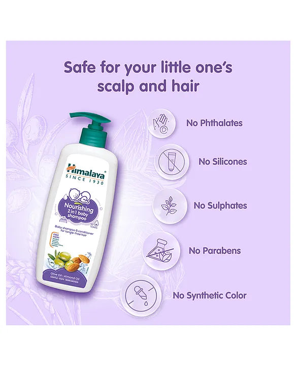 Himalaya Babycare Nourishing 2 in 1 Baby Shampoo - 400 ml