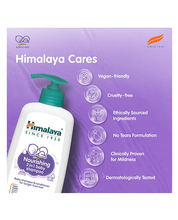 Himalaya Babycare Nourishing 2 in 1 Baby Shampoo - 400 ml