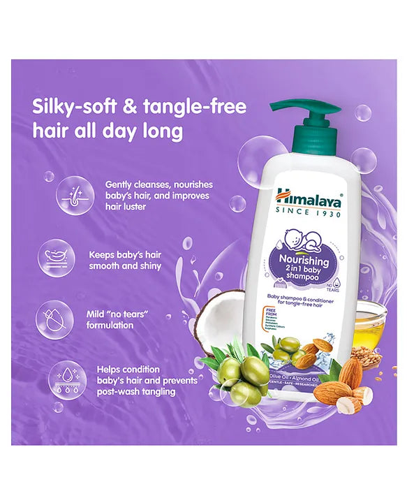 Himalaya Babycare Nourishing 2 in 1 Baby Shampoo - 400 ml