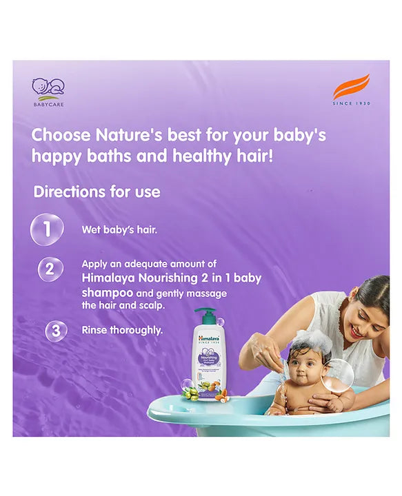 Himalaya Babycare Nourishing 2 in 1 Baby Shampoo - 400 ml