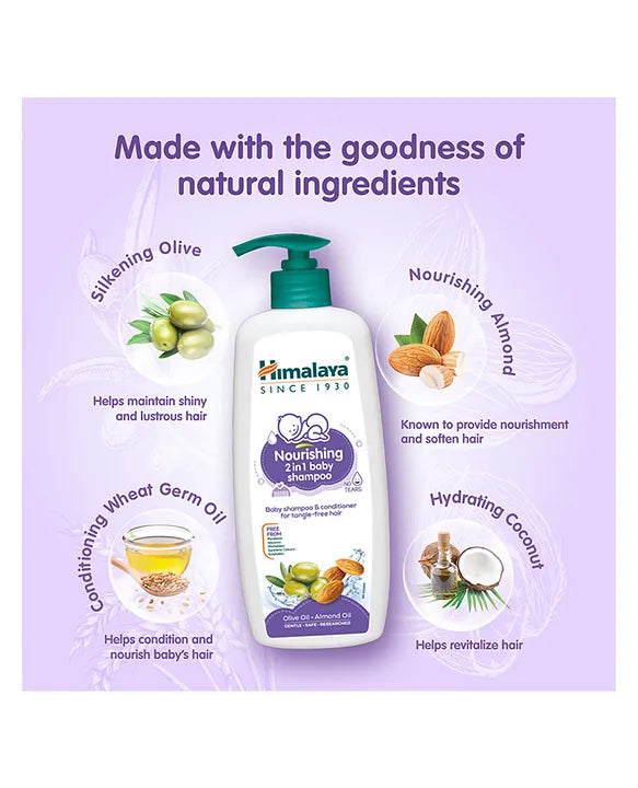 Himalaya Babycare Nourishing 2 in 1 Baby Shampoo - 400 ml