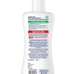 Chicco Baby Moments Gentle Bodywash & Shampoo with Green Apple & Peach Dermatologically Tested Parabens & Phenoxyethanol Free - 200 ml