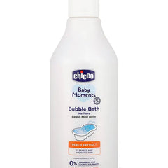 Chicco Baby Moments Peach Extract Bubble Bath  - 300 ml