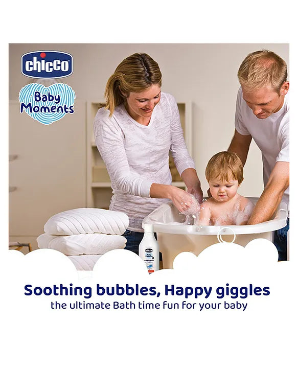 Chicco Baby Moments Peach Extract Bubble Bath  - 300 ml