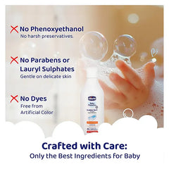 Chicco Baby Moments Peach Extract Bubble Bath  - 300 ml