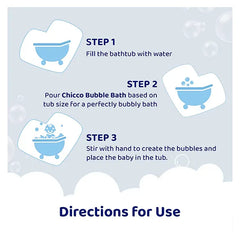 Chicco Baby Moments Peach Extract Bubble Bath  - 300 ml