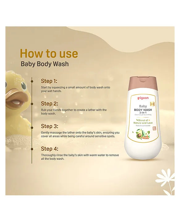 Pigeon Baby Body Wash - 200 ml