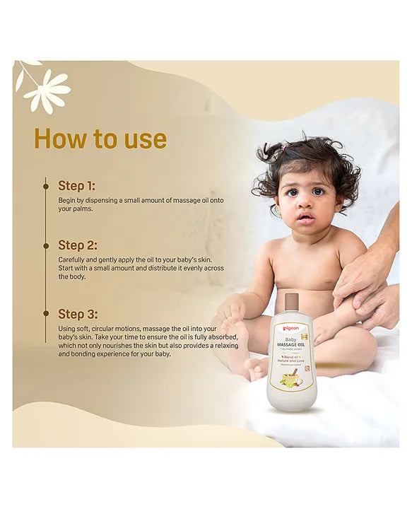Pigeon Baby Massage Oil - 200 ml