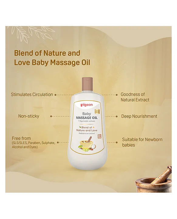 Pigeon Baby Massage Oil - 200 ml