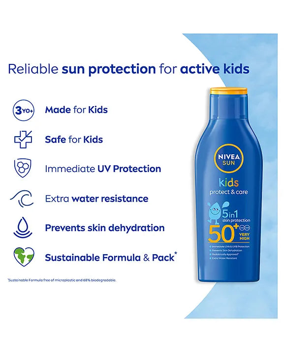 Nivea Kids Moisturizing Lotion SPF 50 - 200 ml