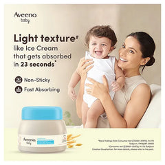 Aveeno Baby Daily Moisture Hydrating Facial Gel (cream) 60g I Ultra-Light | 24 Hours Moisturisation Face Cream | Triple Oat Extract & Avocado Oil I Paediatrician Recommended I Newborn Infants & Children