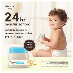 Aveeno Baby Daily Moisture Hydrating Facial Gel (cream) 60g I Ultra-Light | 24 Hours Moisturisation Face Cream | Triple Oat Extract & Avocado Oil I Paediatrician Recommended I Newborn Infants & Children