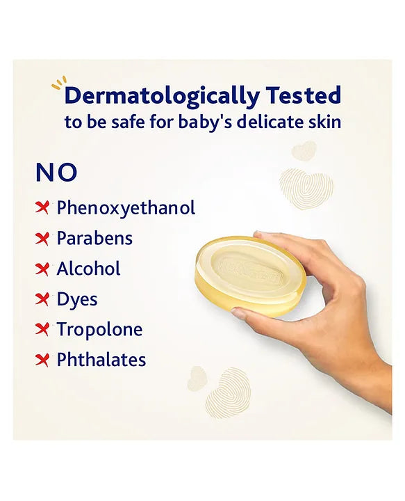 Chicco Baby Moments Glycerin Bathing Bar Pack of 4  - 75 g each