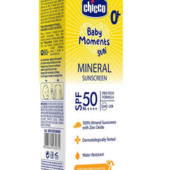 Chicco Baby Moments Mineral Sun Cream SPF 50 - 75 g